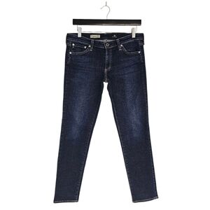 Adriano Goldschmied The Legging Ankle Super Skinny Dark Blue Jeans 29 Preowned